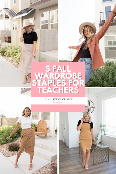 Five Fall Wardrobe Staples for Teachers