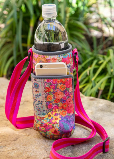 Patchwork Water Bottle Carrier