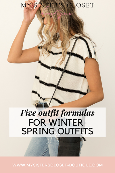 Five Outfit Formulas for Winter-Spring Transitions