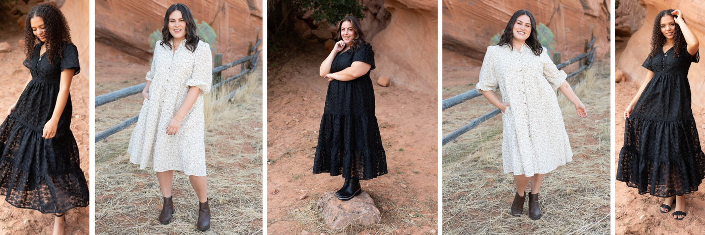 Nursing Friendly Dresses 1x-3x