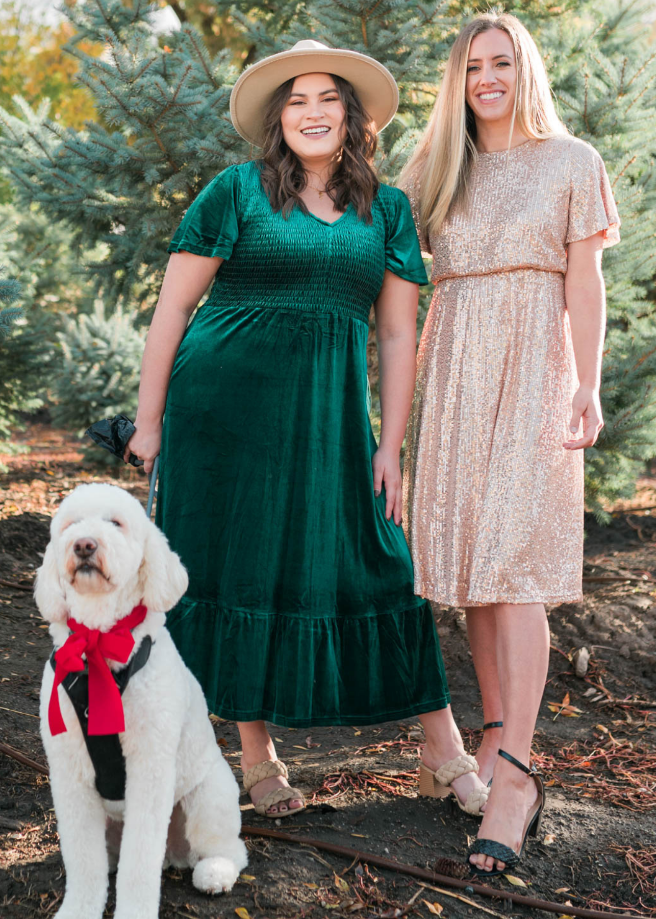 Kathleen Rose Gold Sequin Dress