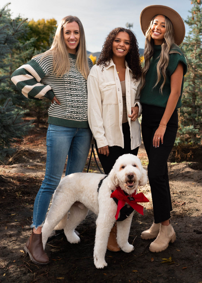 Kristy Green Stripe Knit Sweater