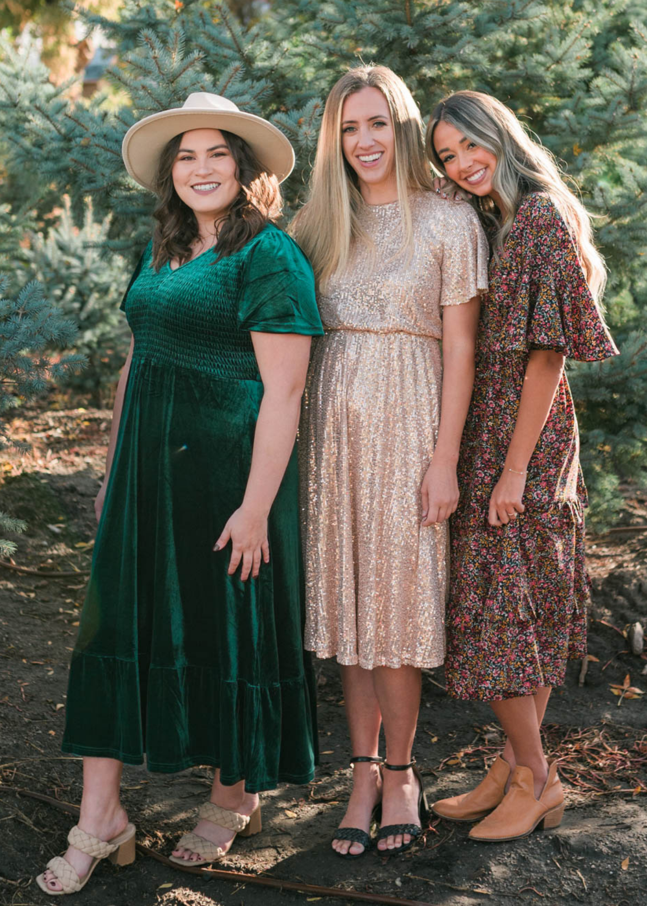 Kathleen Rose Gold Sequin Dress