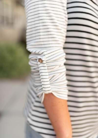 White striped top