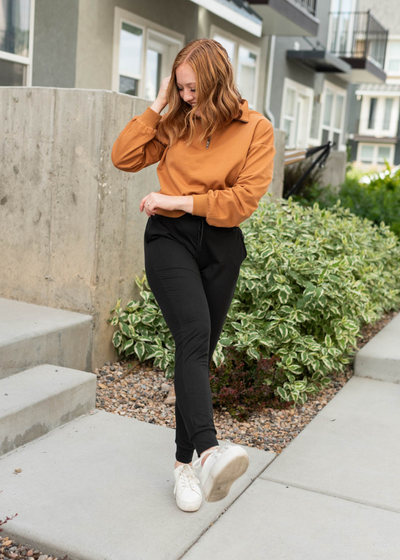 Long sleeve camel pullover