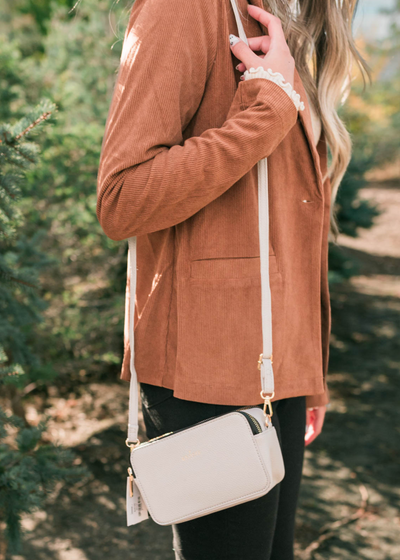 My Sister's Closet Boutique Keely Clear Crossbody Bag