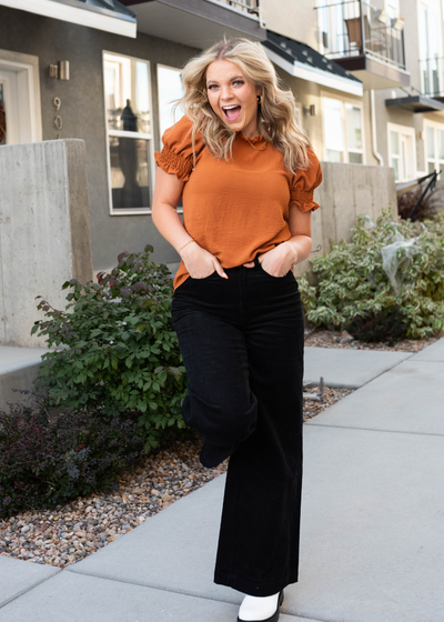 Brenda Pumpkin Top