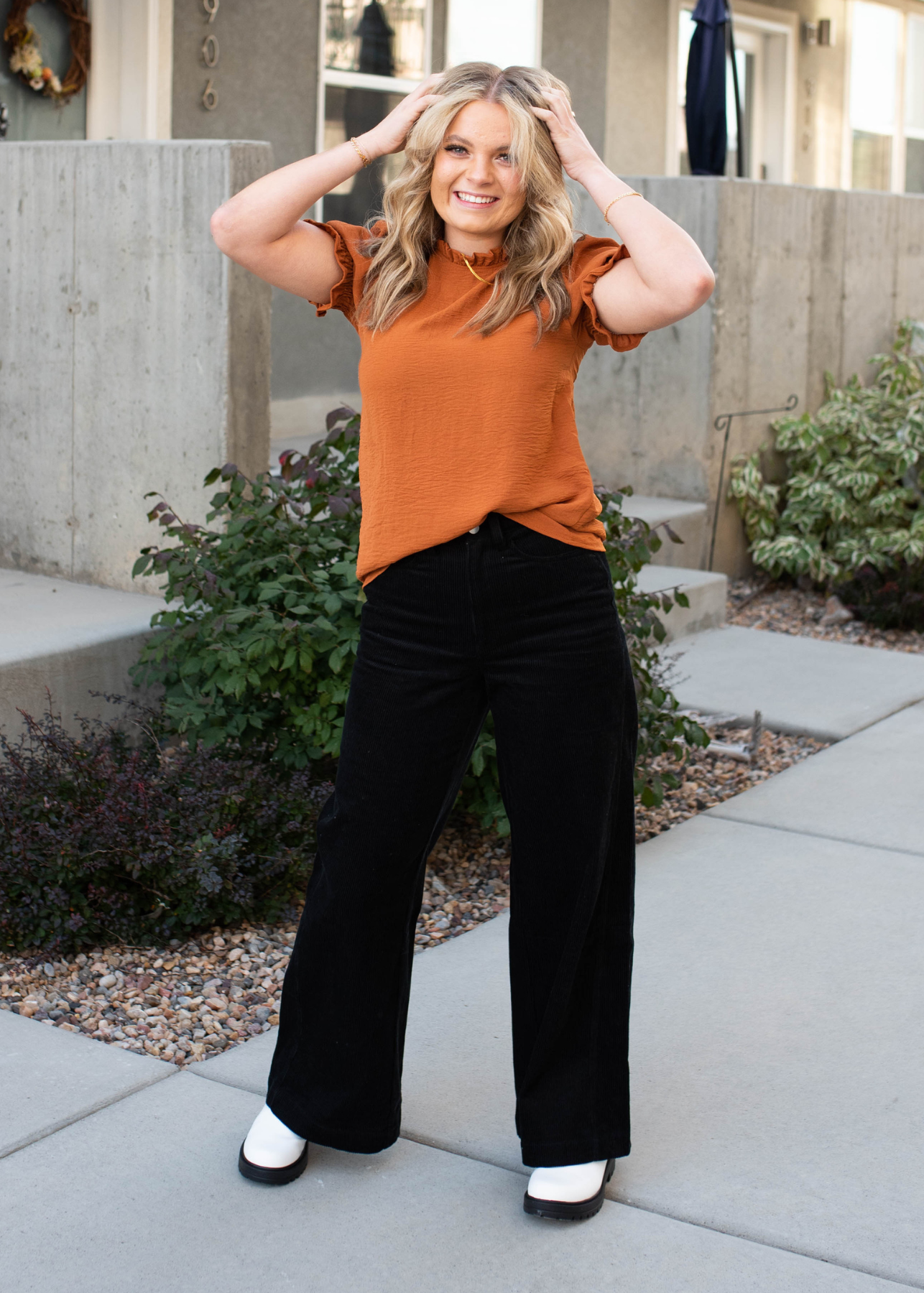 Brenda Pumpkin Top