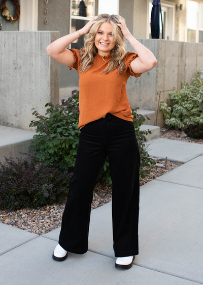 Brenda Pumpkin Top