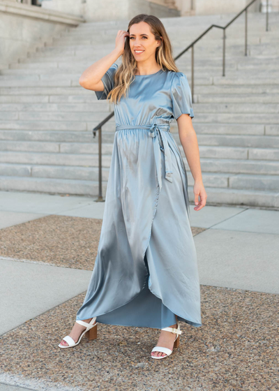 Blue dress