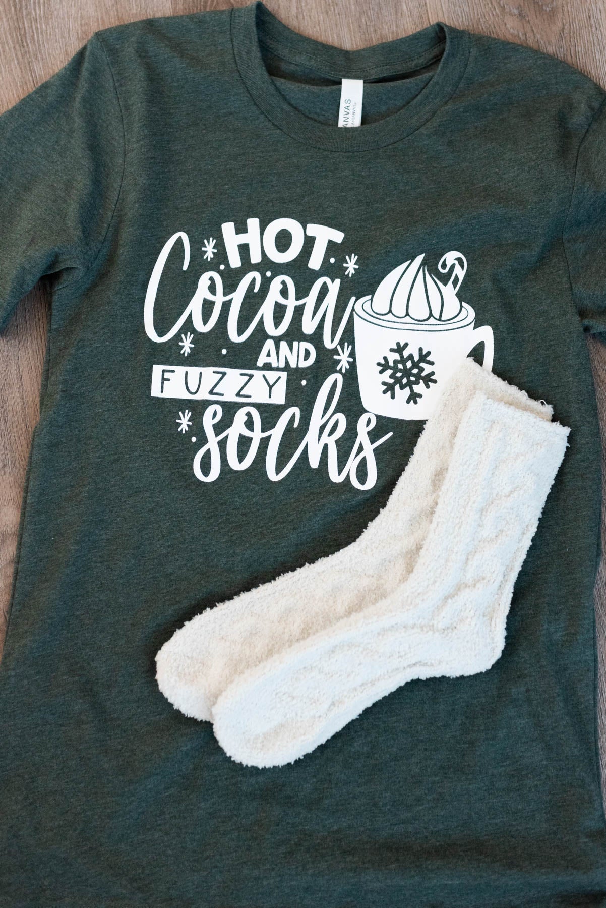 Christyn Hot Cocoa and Fuzzy Socks T-Shirt