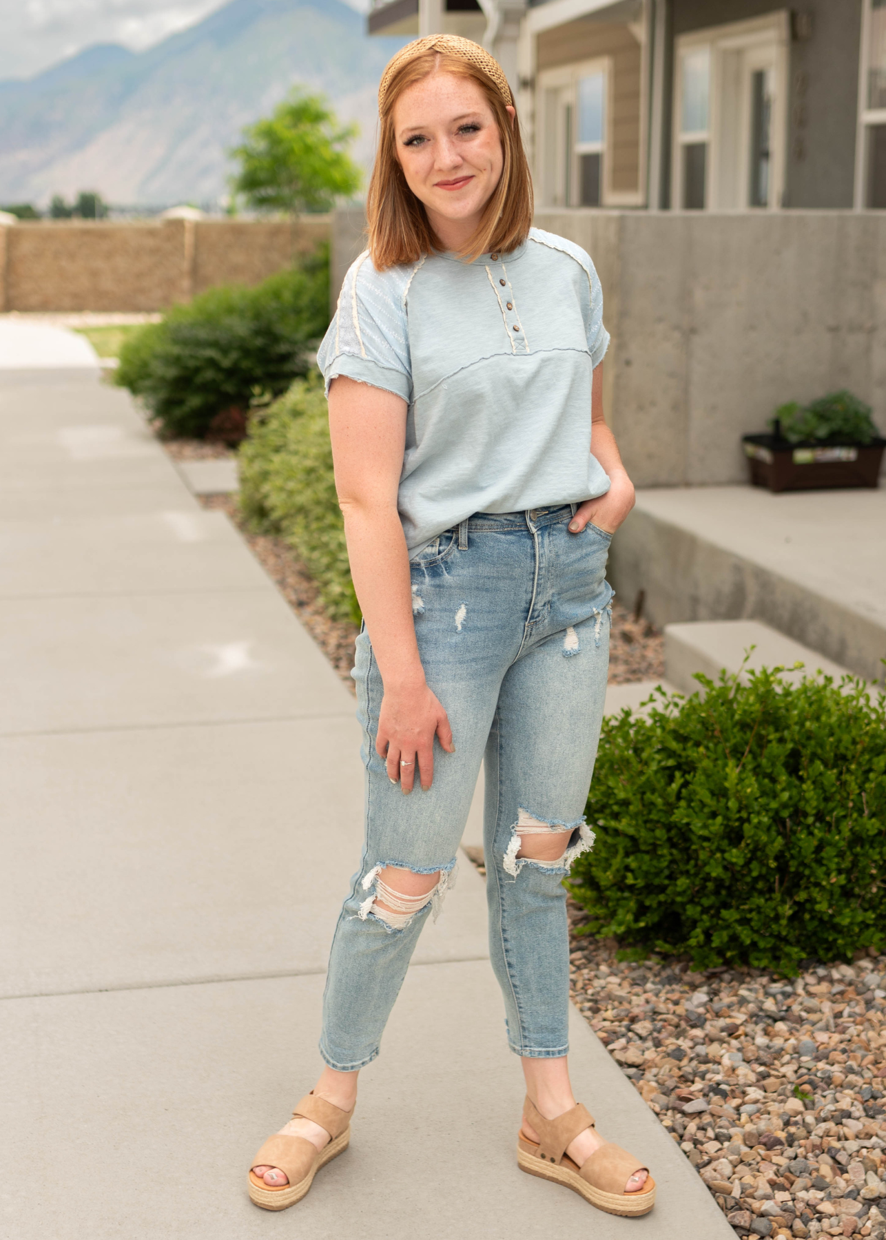 French blue top