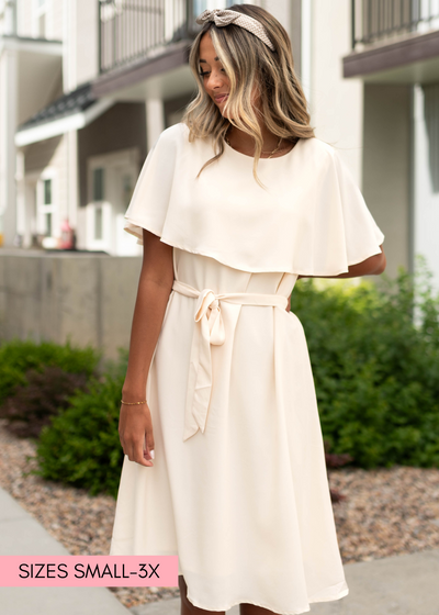 Cream dress