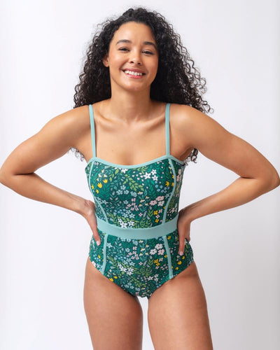 Cottage Floral Classic One-Piece