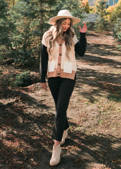 Light taupe cardigan