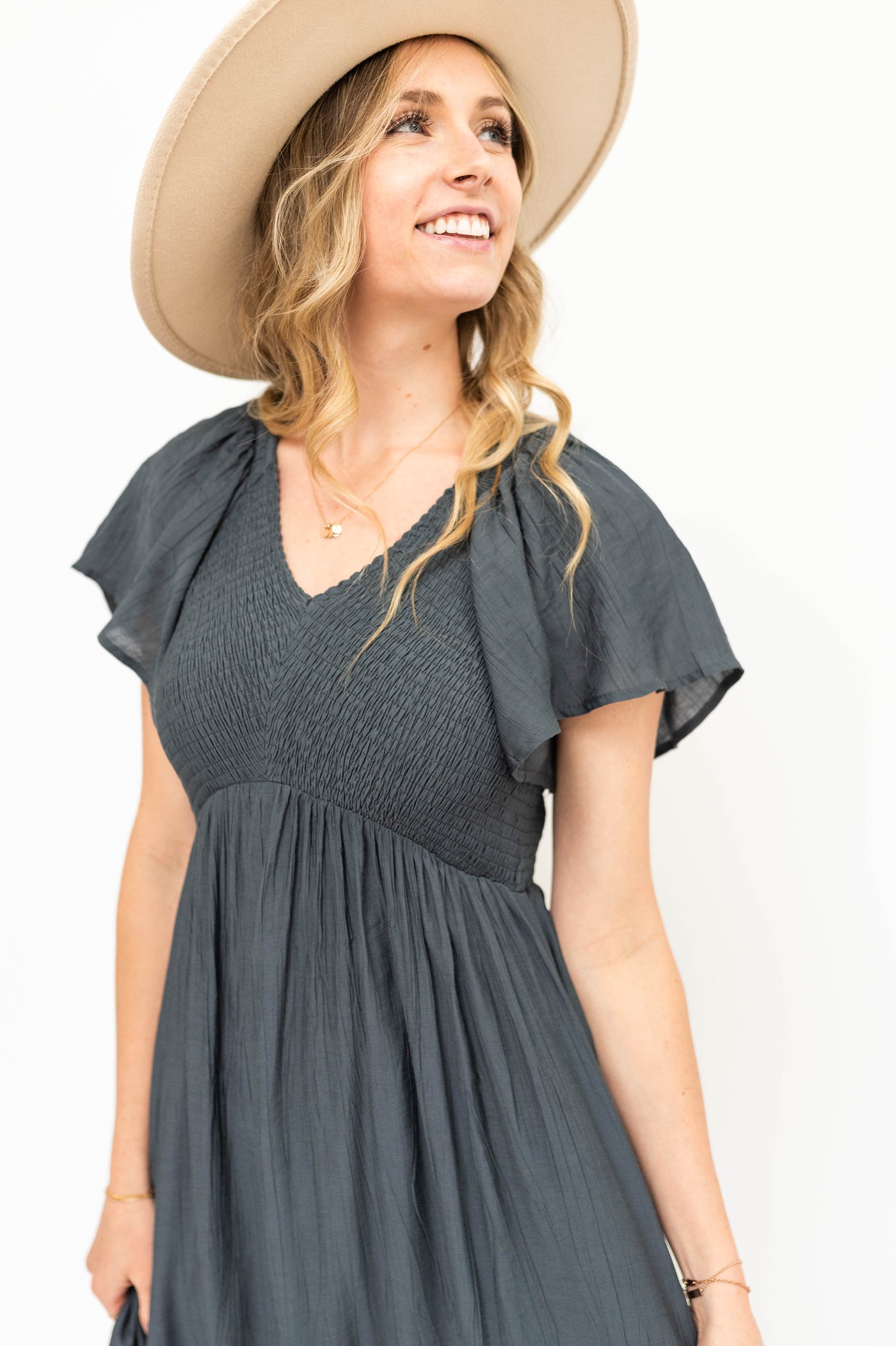 vintage blue dress