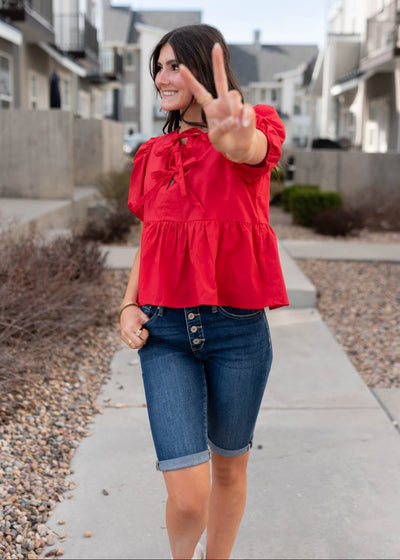 Button up Bermuda Shorts