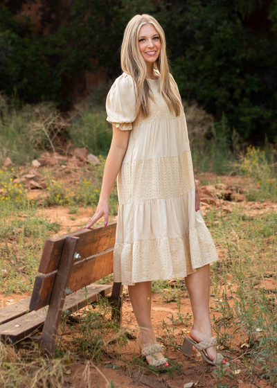 Beige dress