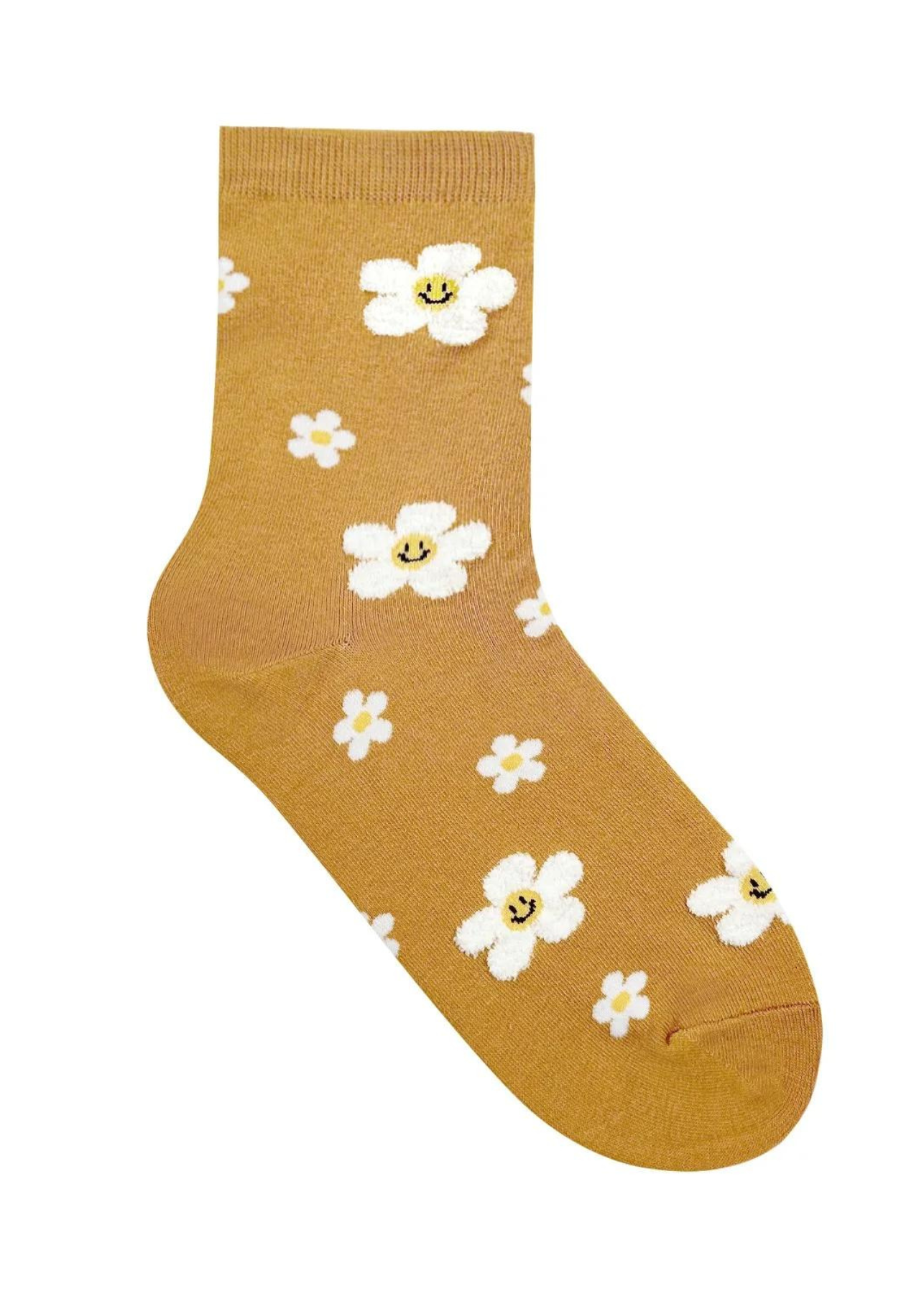 Orange Flower Socks