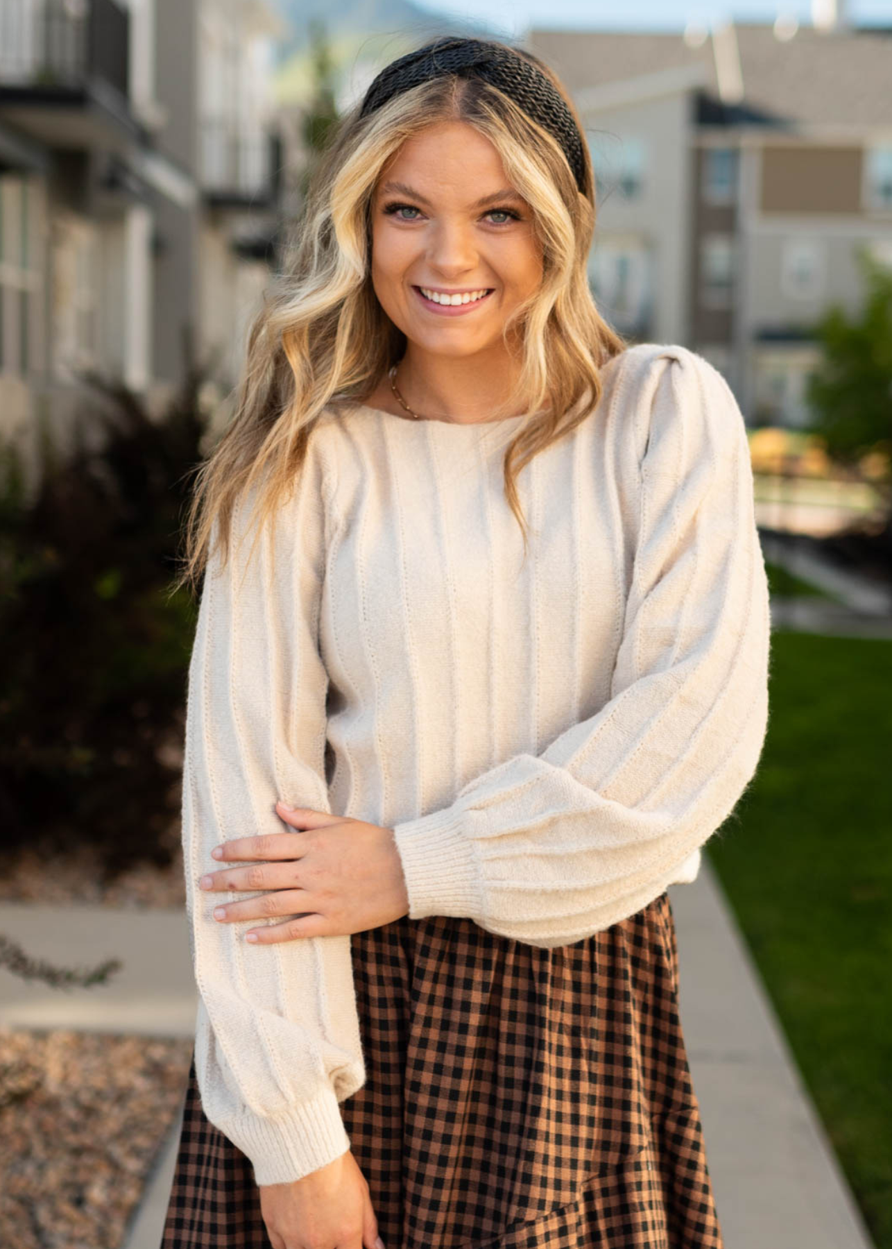 Deliza Taupe Sweater