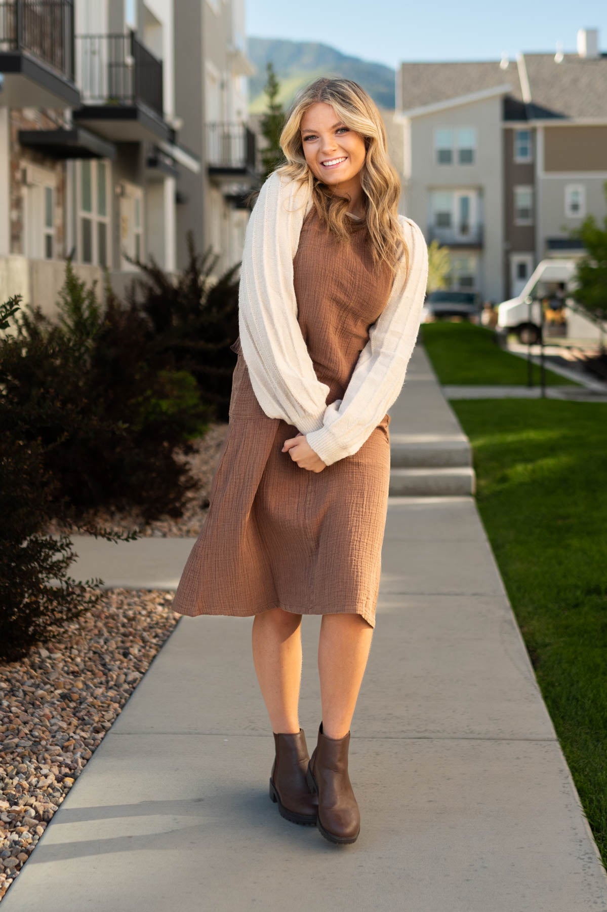 Deliza Taupe Sweater