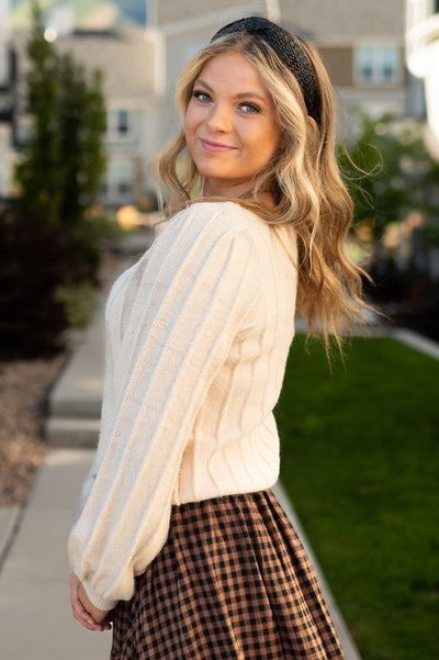 Deliza Taupe Sweater