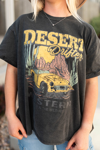 Drifter black tee