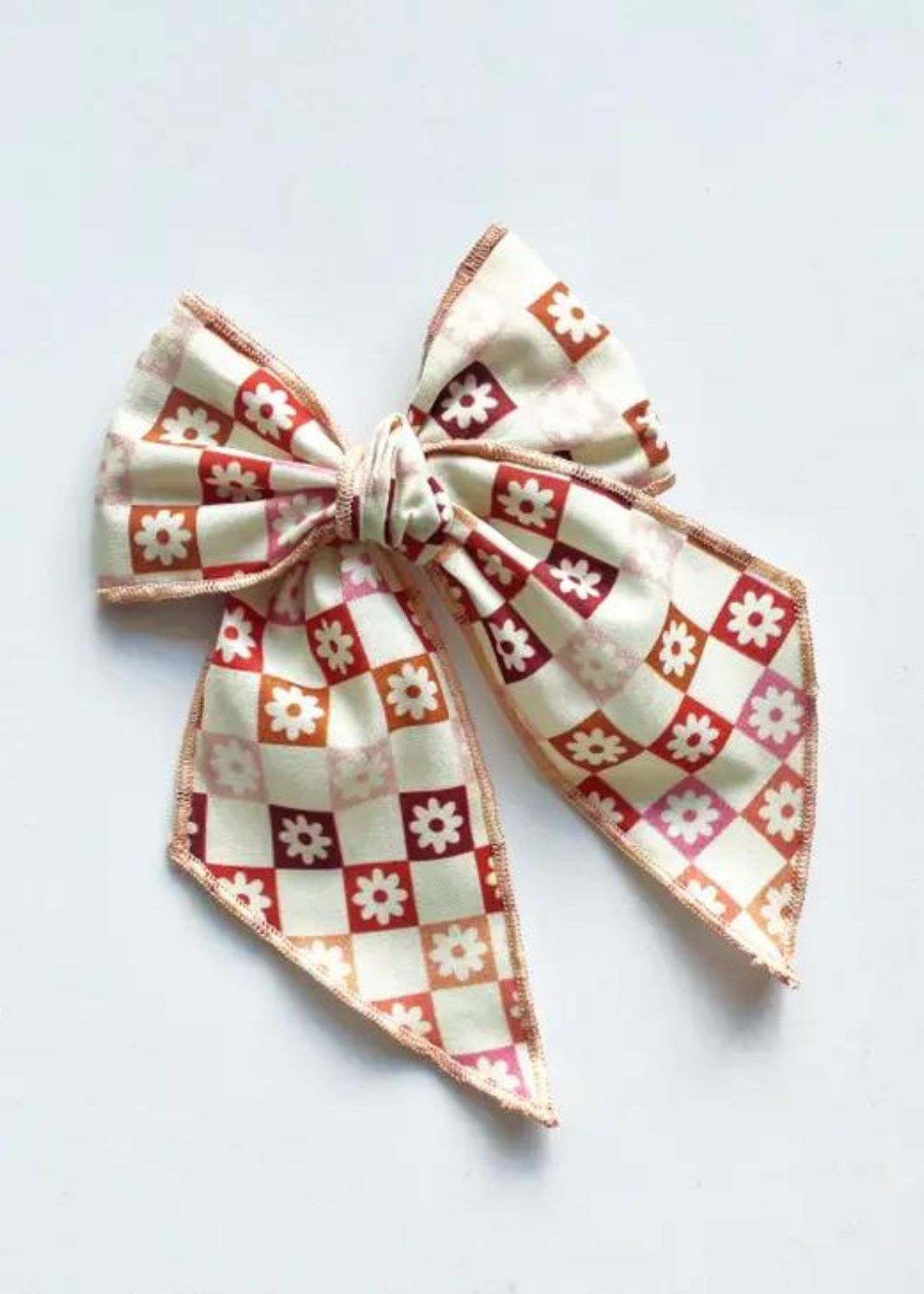 Fall checkered bow