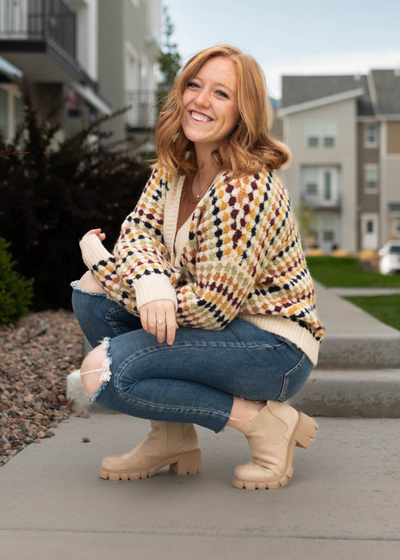 Cream cardigan