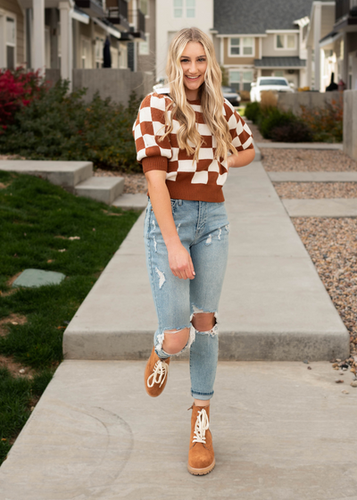 Faris Camel Sweater