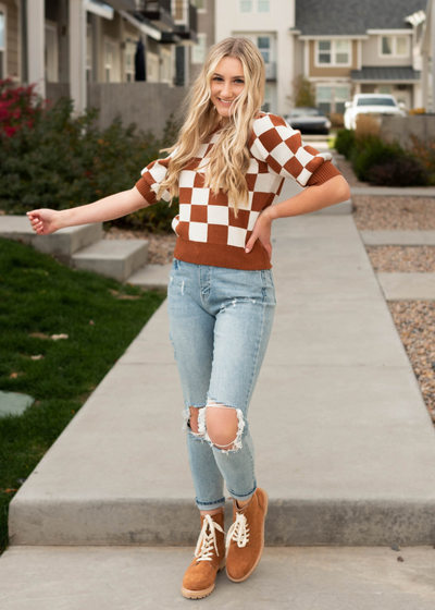 Camel sweater