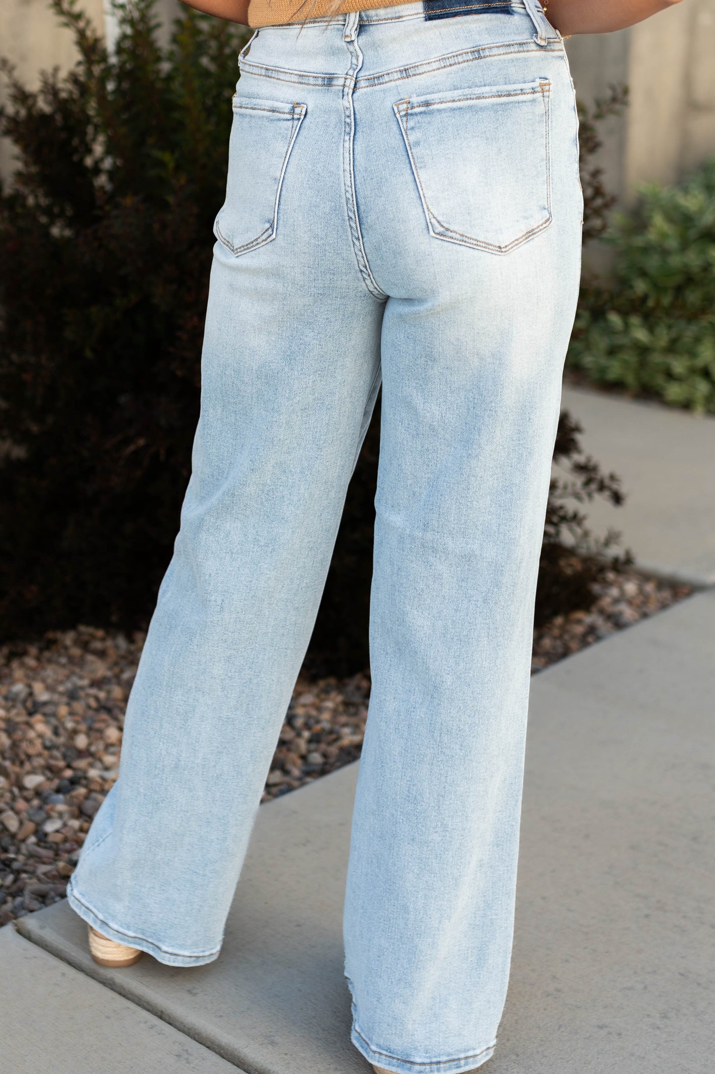 Back view of medium jeans