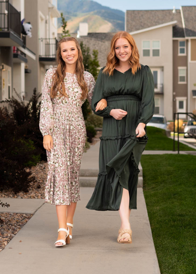 Fresno Hunter Green Dress