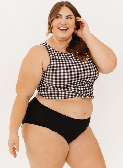 Black High-Waist Bottoms