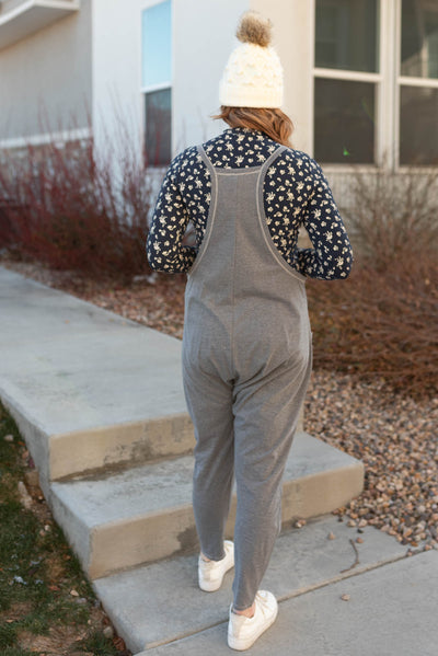 Gwen Charcoal Jumpsuit