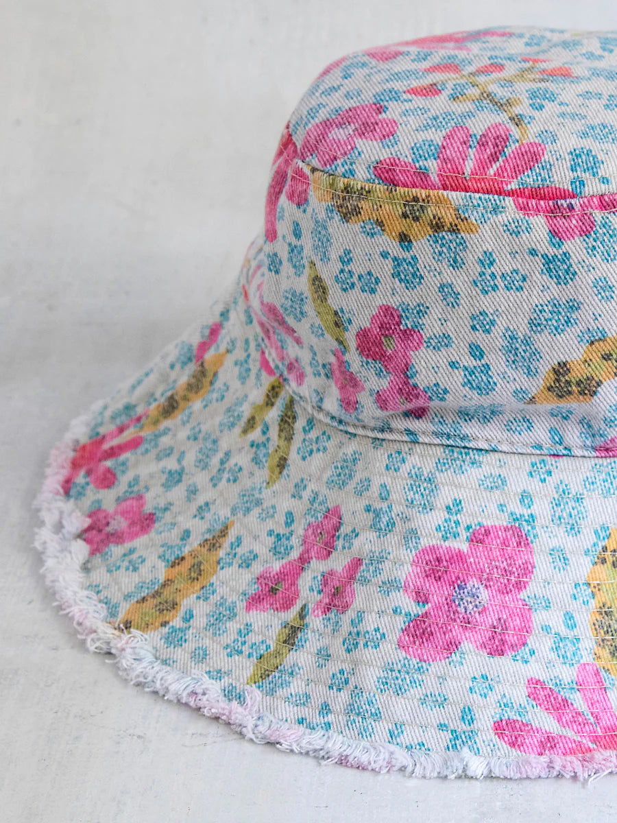 Blue Daisies Bucket Hat