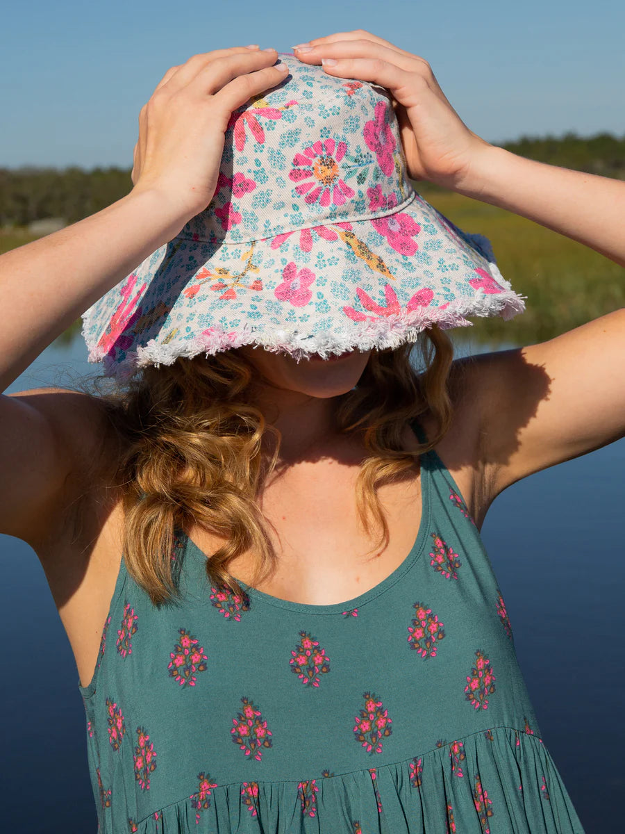 Blue Daisies Bucket Hat