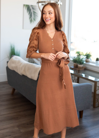 Brown dress