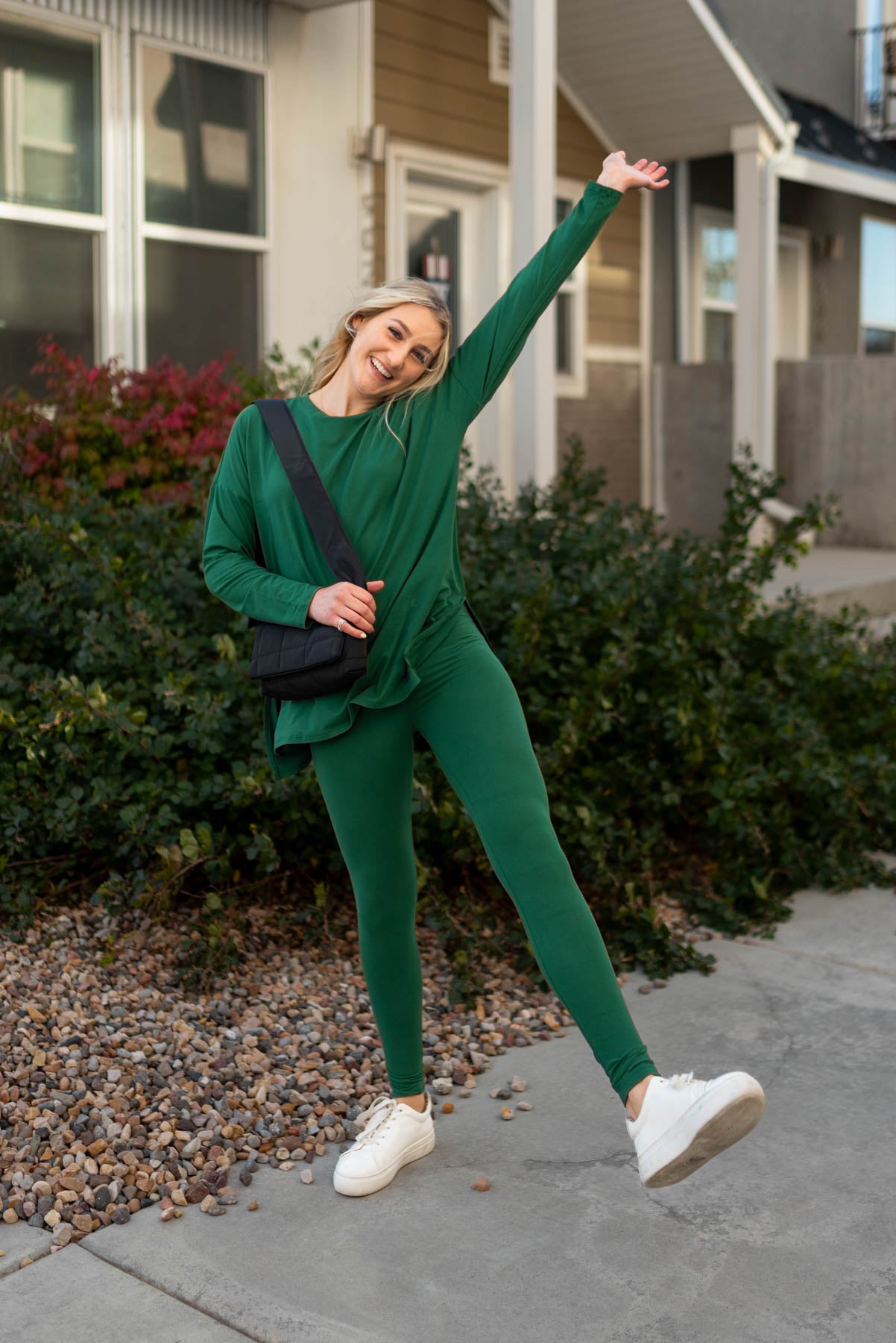 Hollie Dark Green Loungewear Set