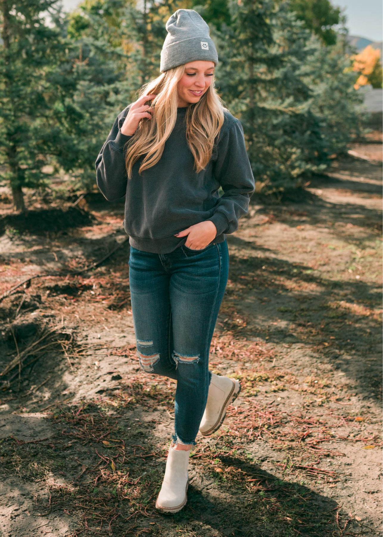 Deep navy sweatshirt