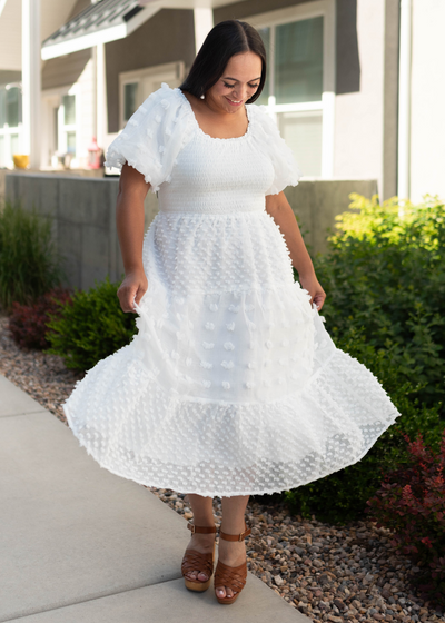 Large white dress