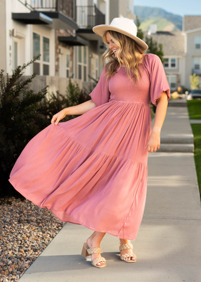 Jocelyn Dusty Rose Dress
