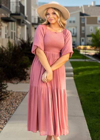 Jocelyn Dusty Rose Dress
