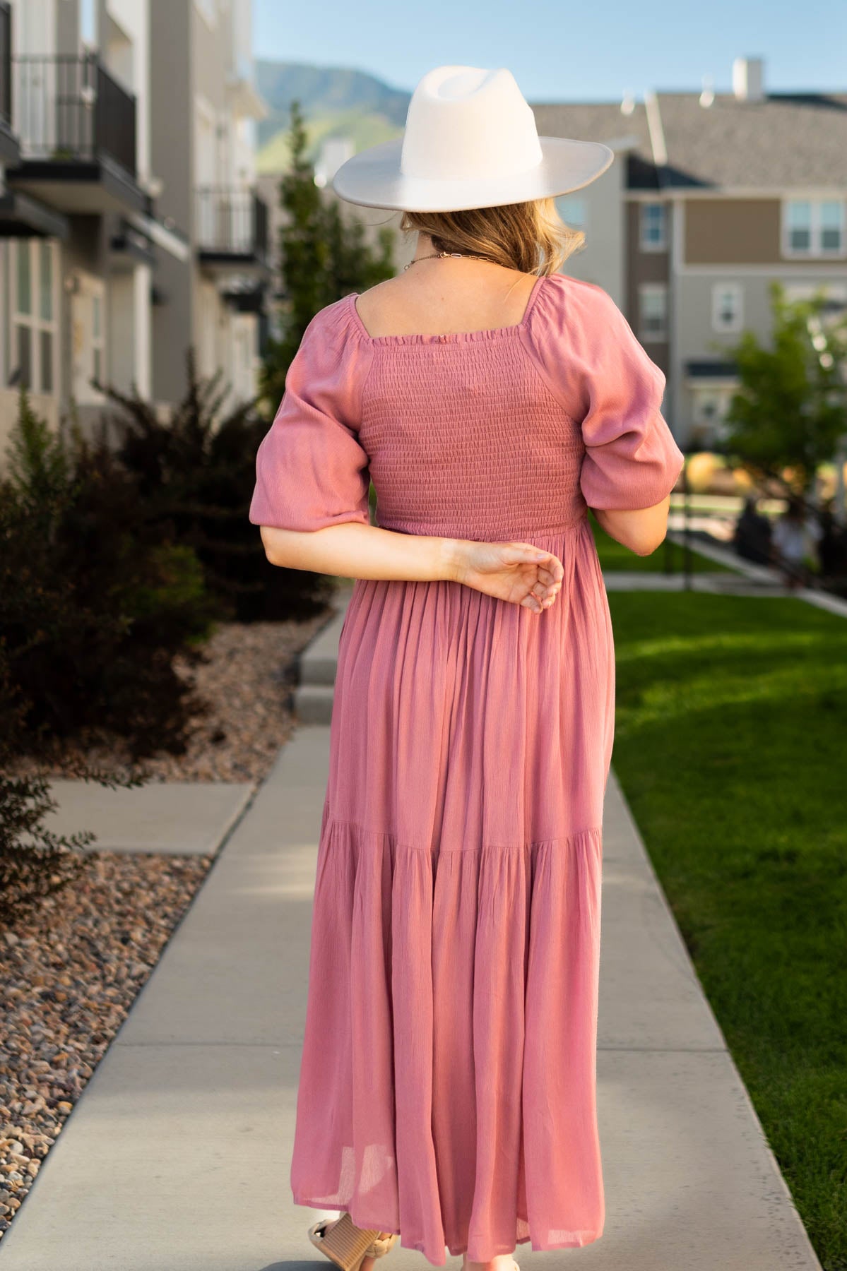 Jocelyn Dusty Rose Dress