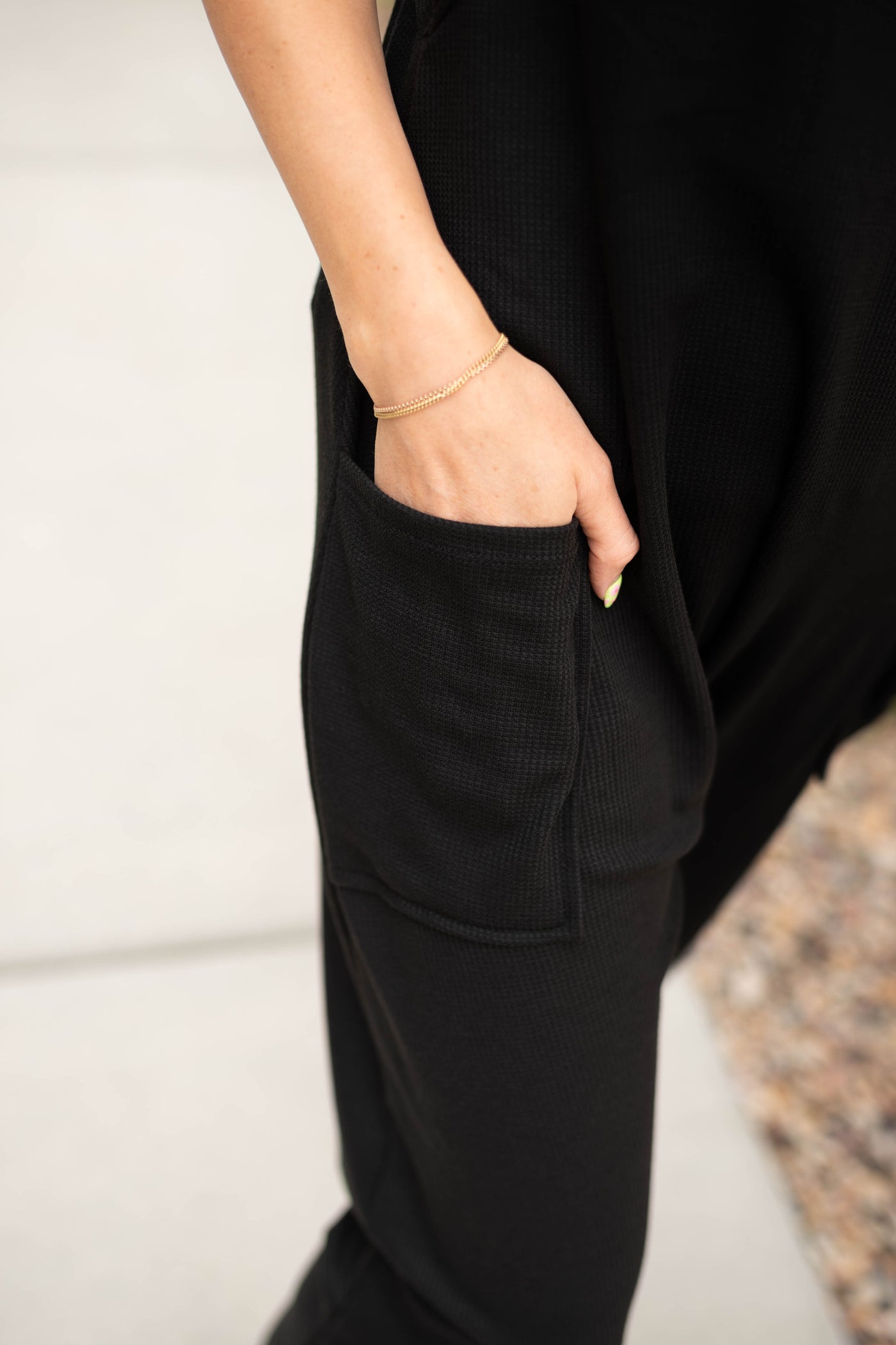 Black jumpsuit