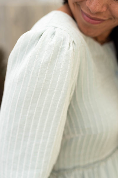 Large sage green dress