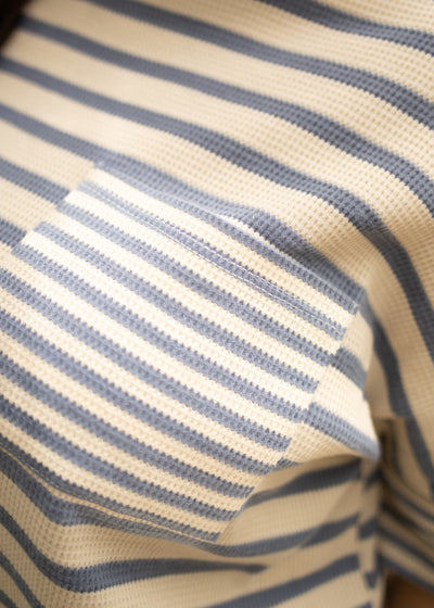 Fabric pattern of a plus size denim top