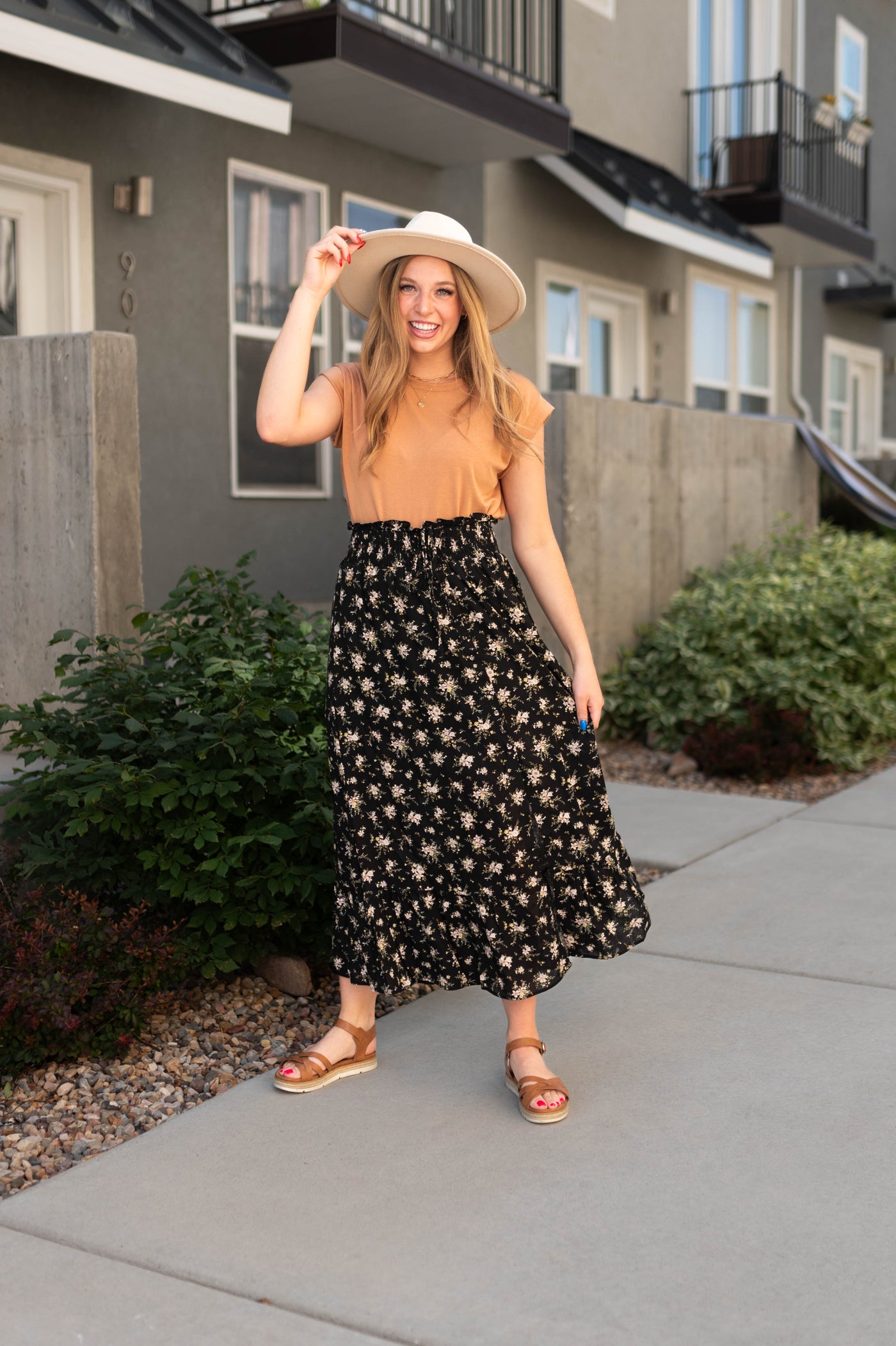Knit tan top