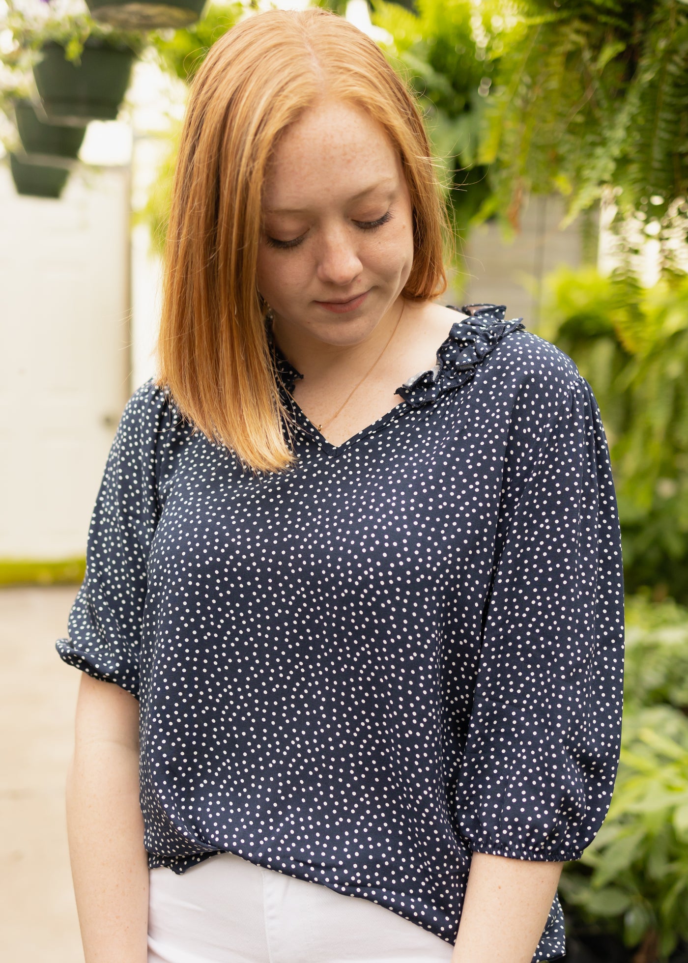 Navy top
