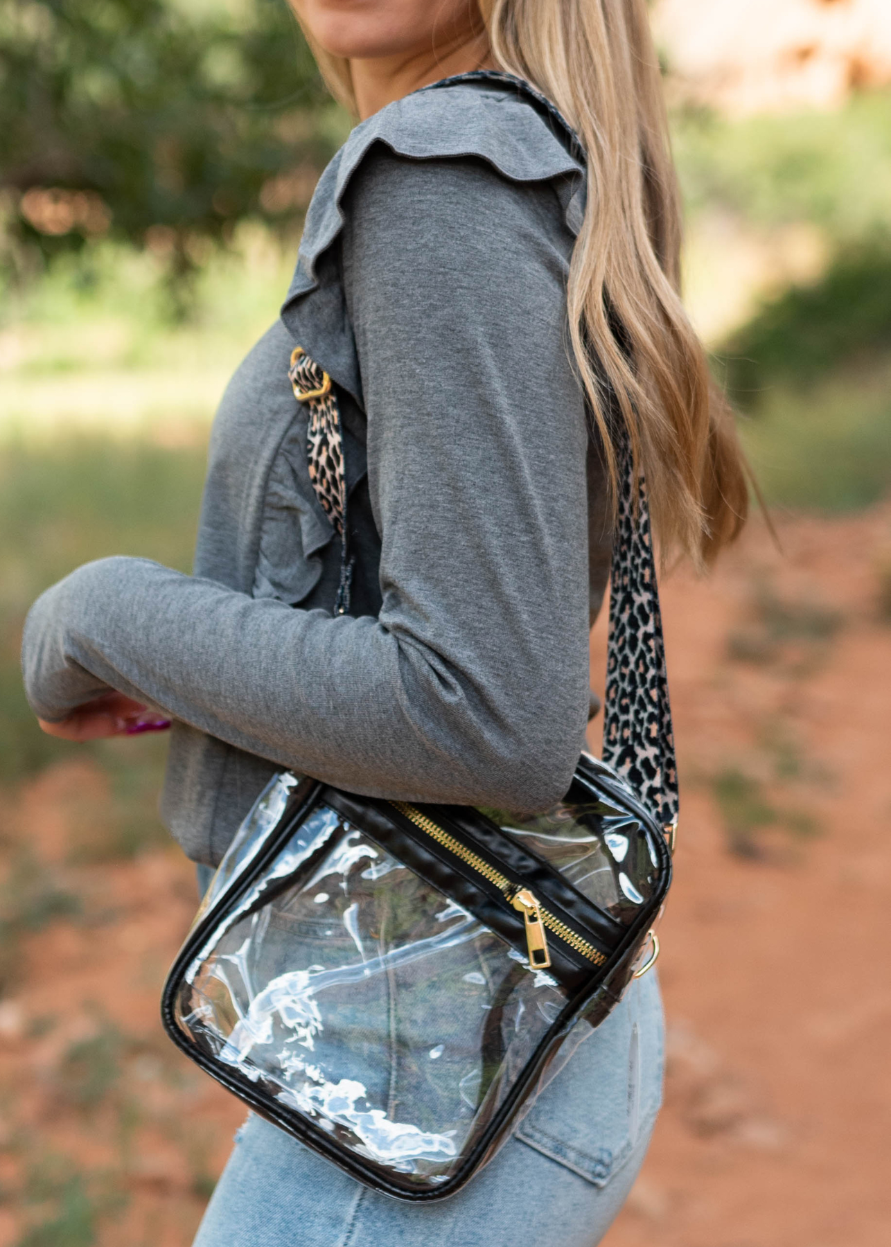 Keely Clear Crossbody Bag